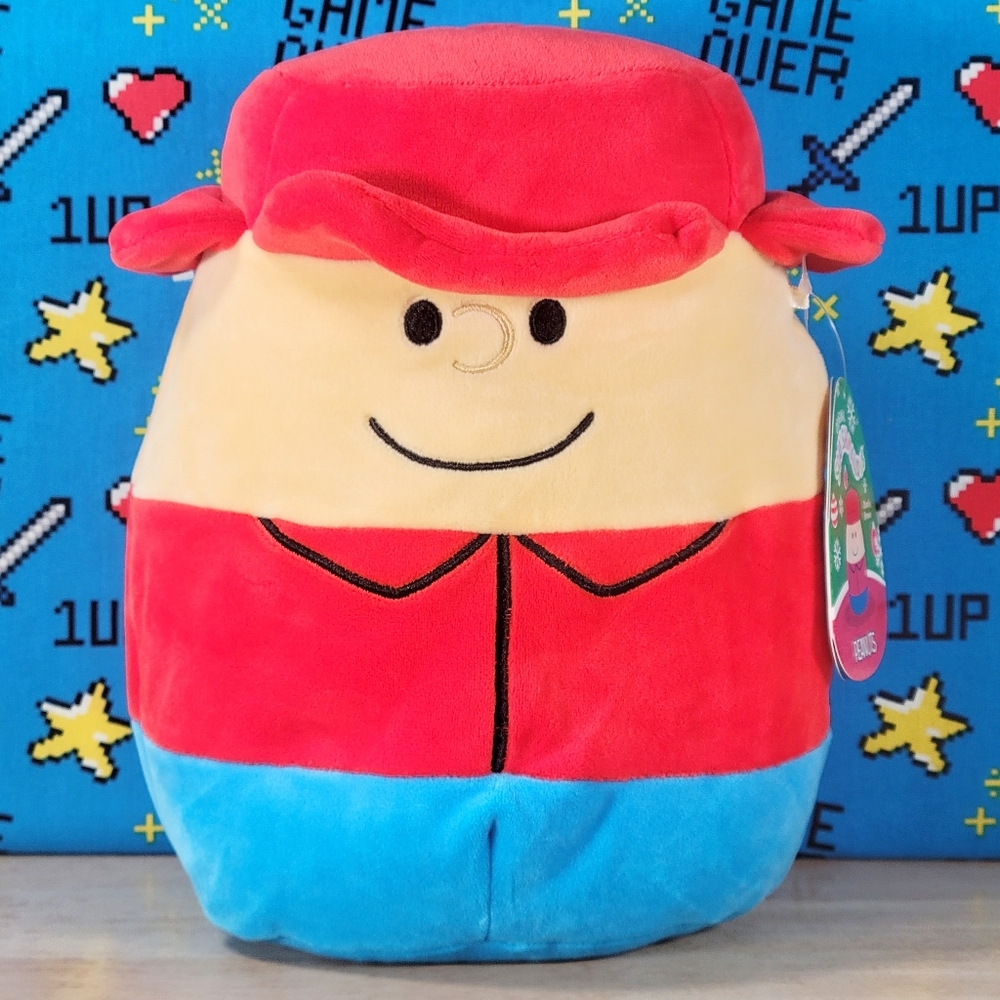 Squishmallow Charlie Brown Peanuts 8" UltraSoft Stuffed Christmas Holiday Plush